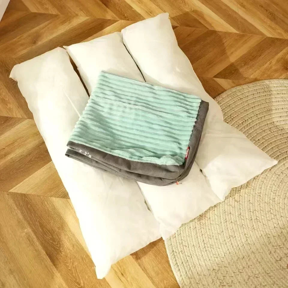 Colchoneta de pana para perros medianos y grandes, cama extragrande para mascotas, sofá grueso para perros, funda extraíble y lavable.