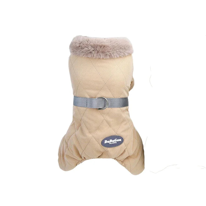 Mono polar cálido para perros pequeños y medianos. Chaqueta con anilla en D. Abrigo de otoño e invierno para cachorros. Disfraz para chihuahua y bulldog.