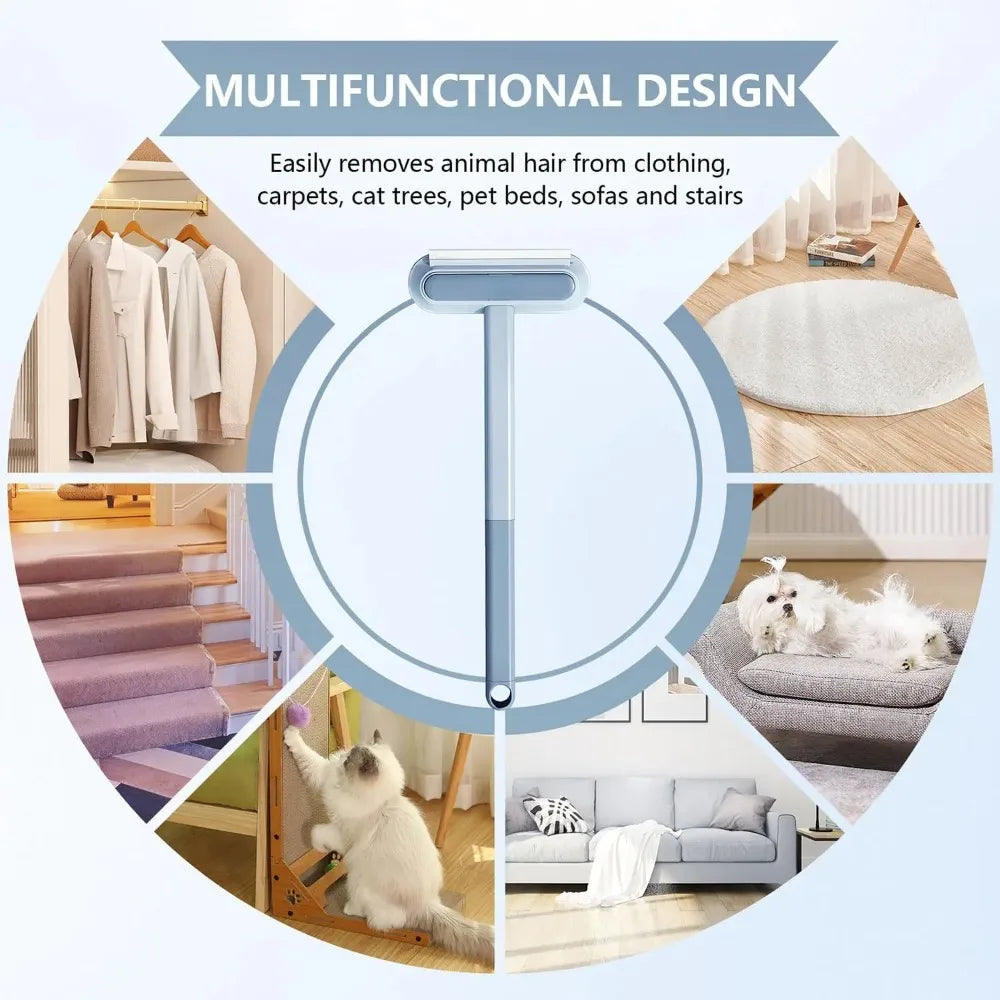 Kit para eliminar el pelo de mascotas. Guantes reutilizables antiestáticos de doble cara. Elimina el pelo de perros y gatos. Limpia alfombras y sofás.