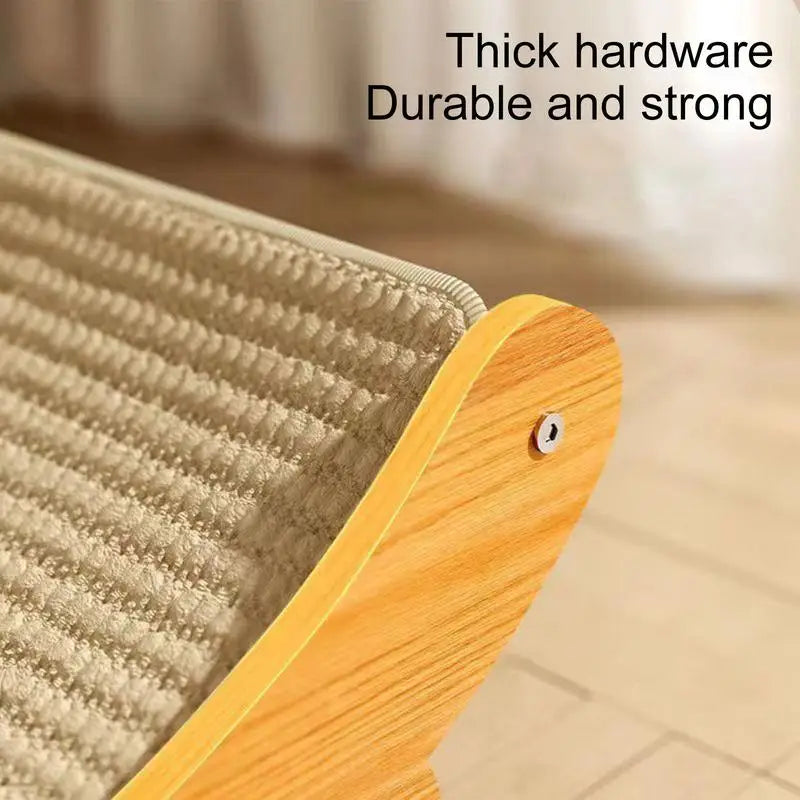 Rascador de sisal reutilizable para gatos, cama rascadora para gatos