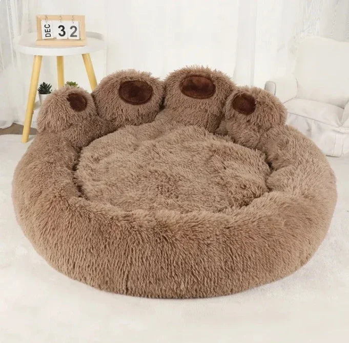 Sofá cama de invierno cálido para perros pequeños, medianos y grandes. Sofá cama de felpa suave y cómodo, desmontable y lavable. Ideal para mascotas.