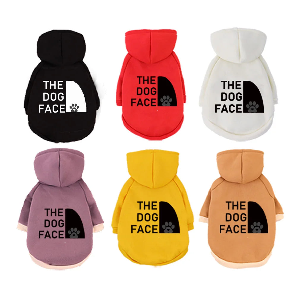 Sudadera con capucha para mascotas (gatos y perros). Diseño exclusivo estampado para pomerania y maltés.