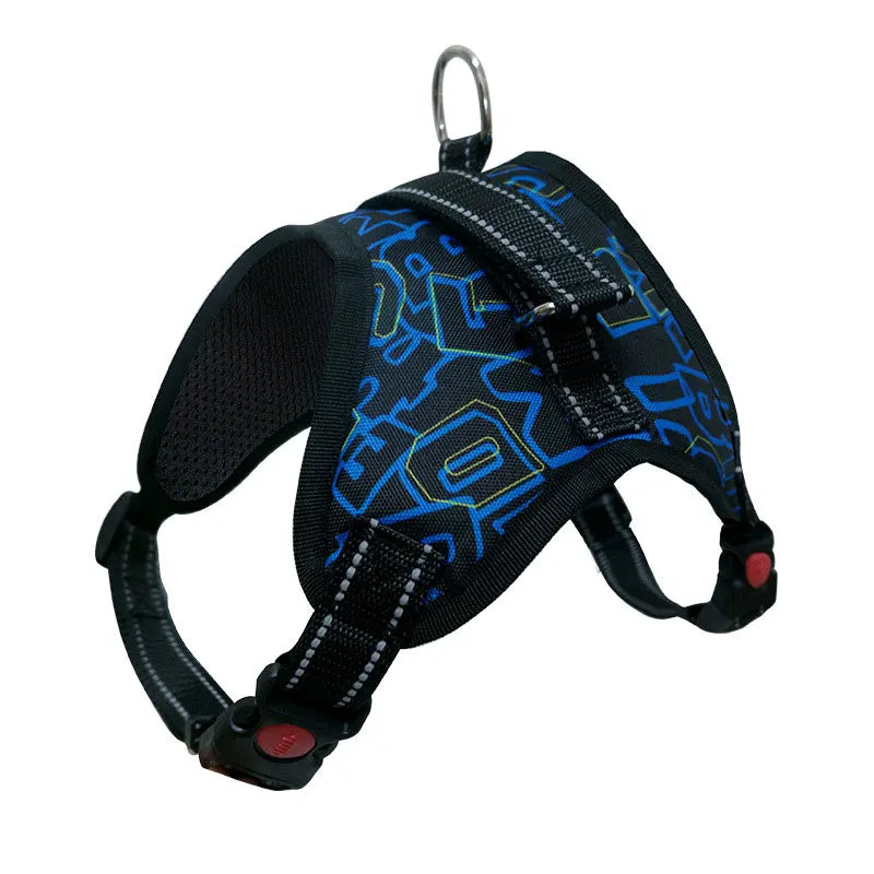 Arnés para perros de nailon resistente, collar antiexplosiones de poliuretano.