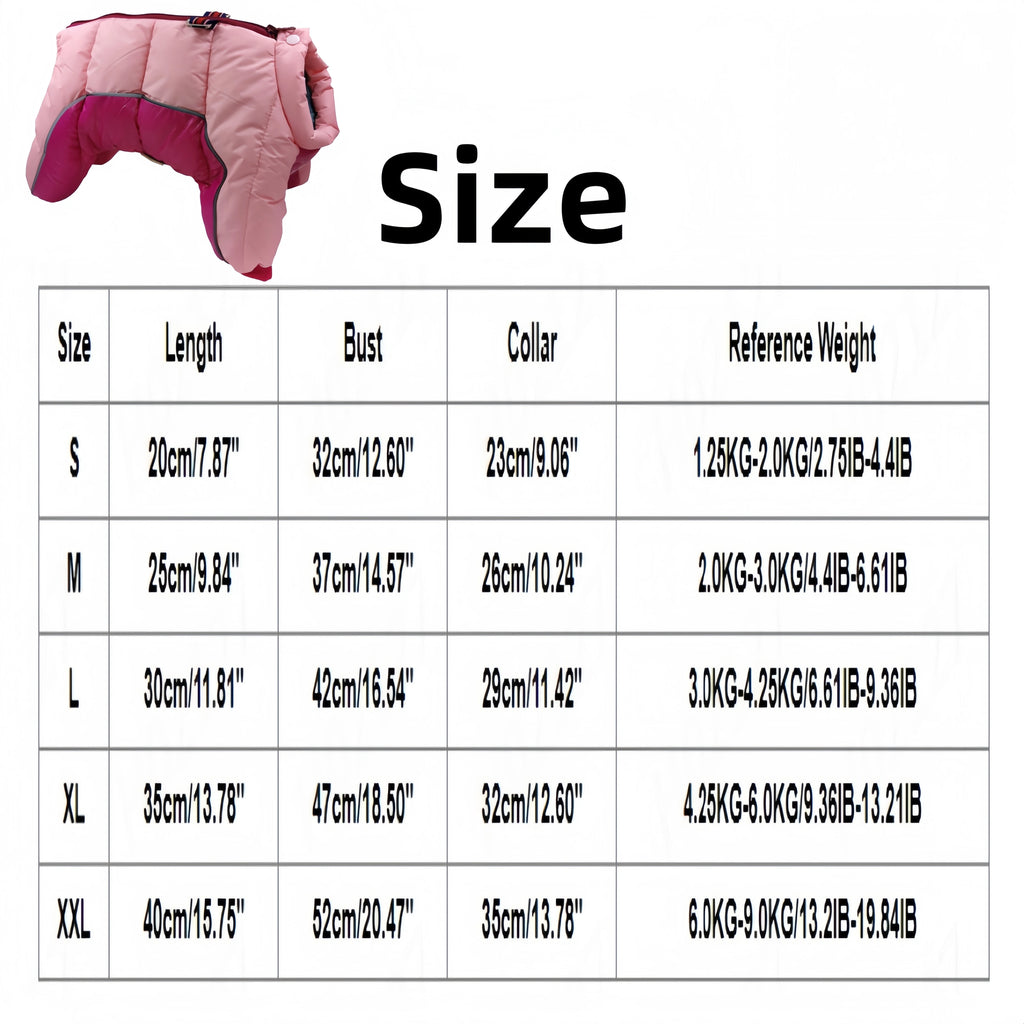 Ropa de algodón para mascotas, otoño-invierno, impermeable y resistente al frío, para cachorros