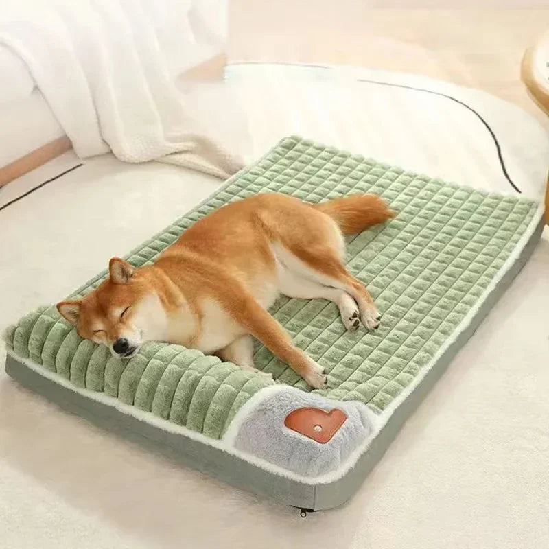 Cama para perros lavable a máquina, cojín ortopédico extraíble para cachorros, almohada de espuma viscoelástica para perros y gatos pequeños, medianos y grandes.