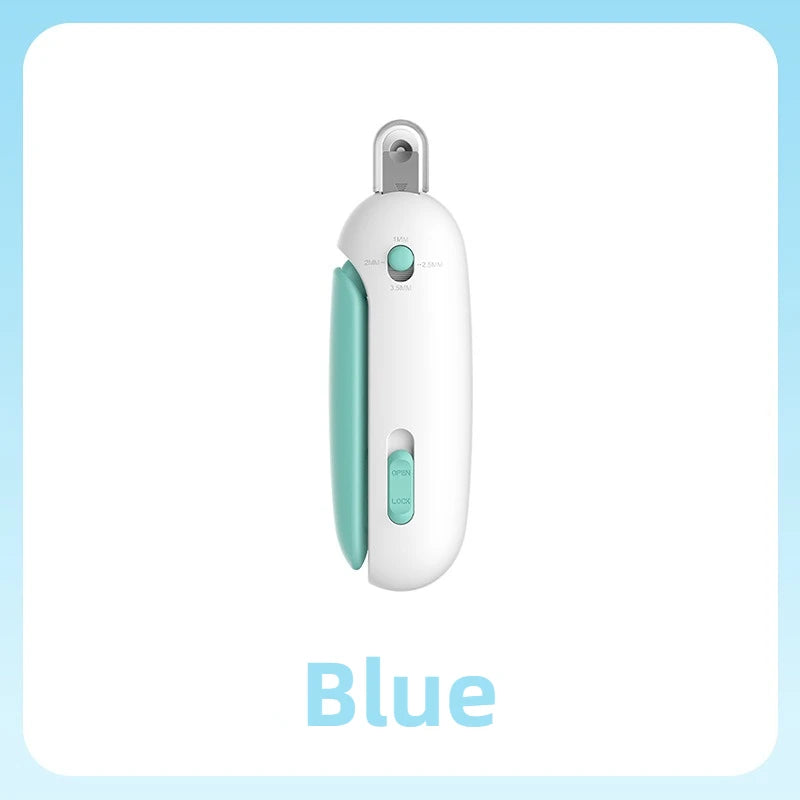 Cortauñas profesional para perros y gatos con orificio ajustable. Herramienta de aseo para el cuidado de cachorros y gatitos.