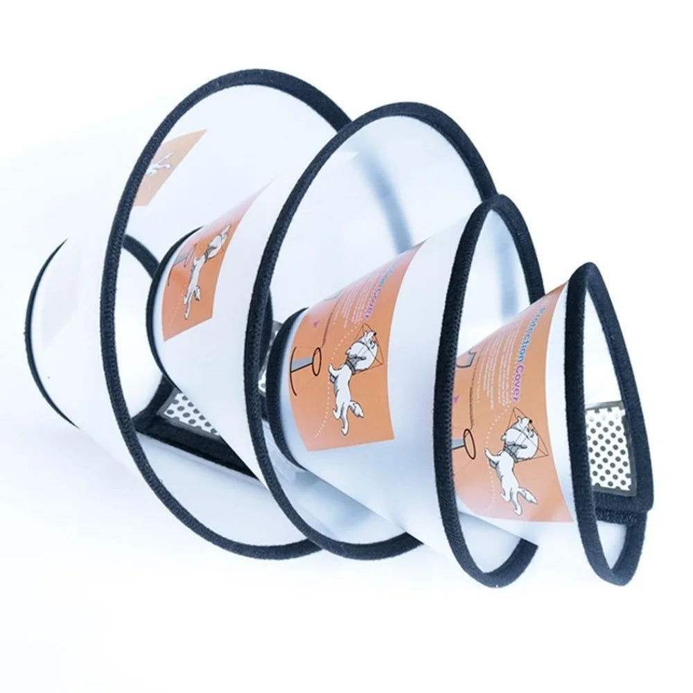 Collar protector para mascotas, cono de recuperación para perros, collar isabelino para evitar mordeduras y lamidas, cicatrización de heridas quirúrgicas, círculo de salud para perros y gatos