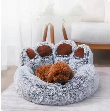 Sofá cama de invierno cálido para perros pequeños, medianos y grandes. Sofá cama de felpa suave y cómodo, desmontable y lavable. Ideal para mascotas.