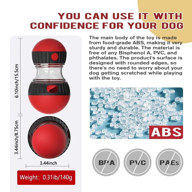 Nuevo juguete para perros pequeños, medianos y grandes, y gatos. Comedero lento para mejorar la inteligencia de tu mascota. Entrenamiento en interiores. Juguetes para cachorros, chihuahuas y beagles.