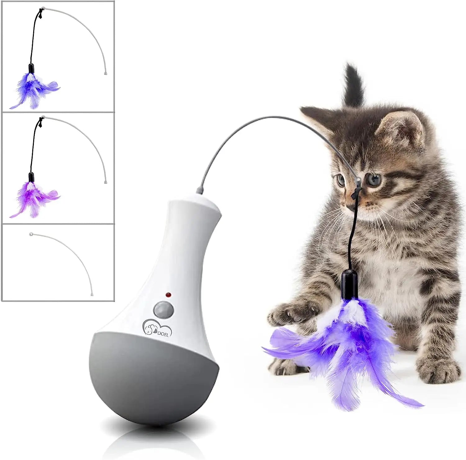 Juguete interactivo electrico para gato