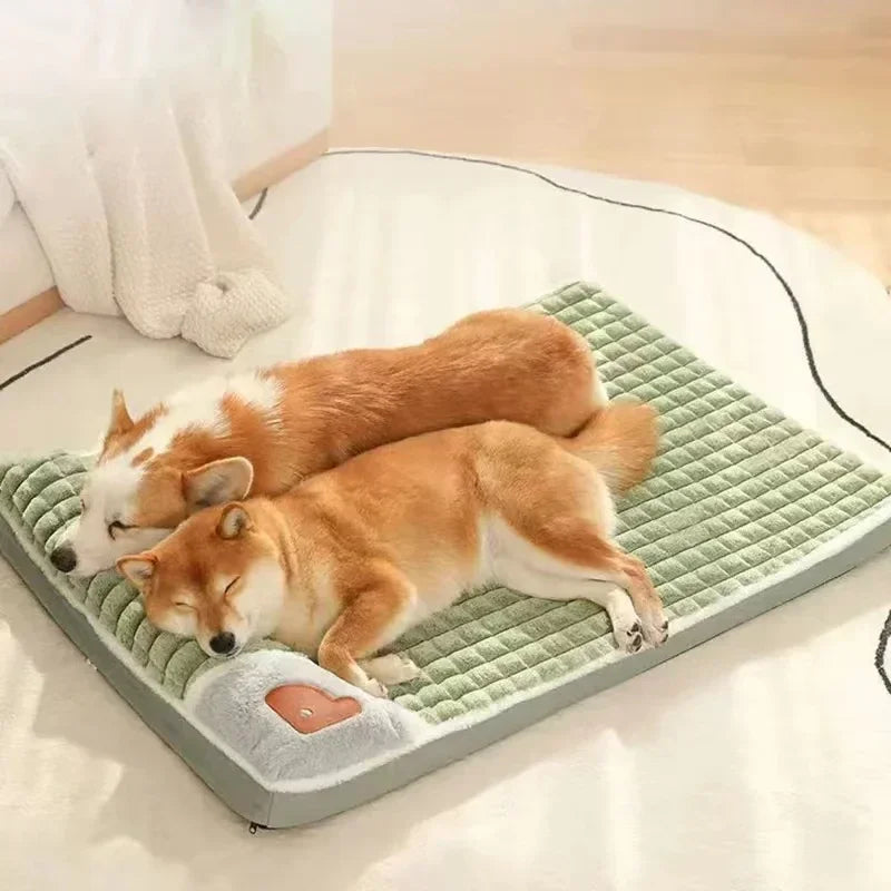 Cama para perros lavable a máquina, cojín ortopédico extraíble para cachorros, almohada de espuma viscoelástica para perros y gatos pequeños, medianos y grandes.