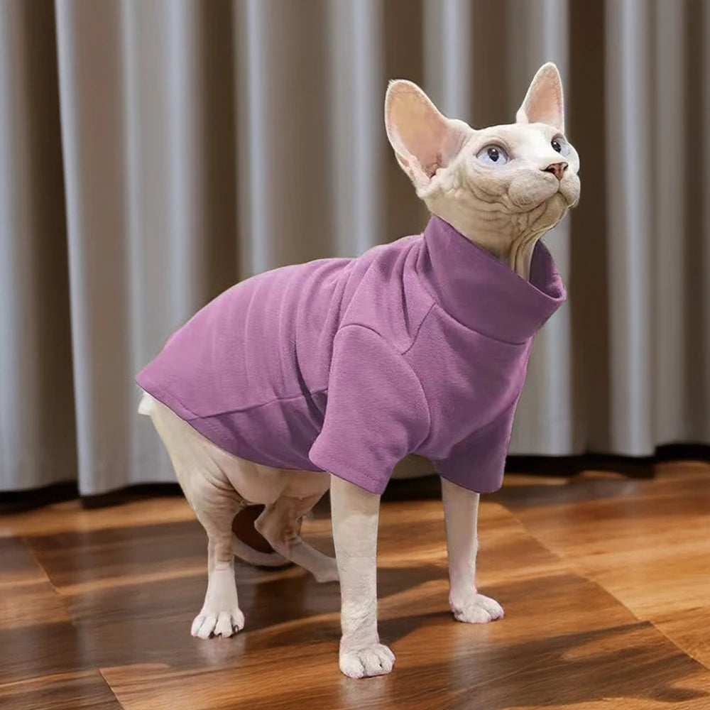 se Kitten Shirts mascotas Clothes ClothSudadera con capucha para mascotas Sphynx Bottom, cálida y acogedora, ideal para primavera e invierno. Perfecta para gatos y perros siameses.ing