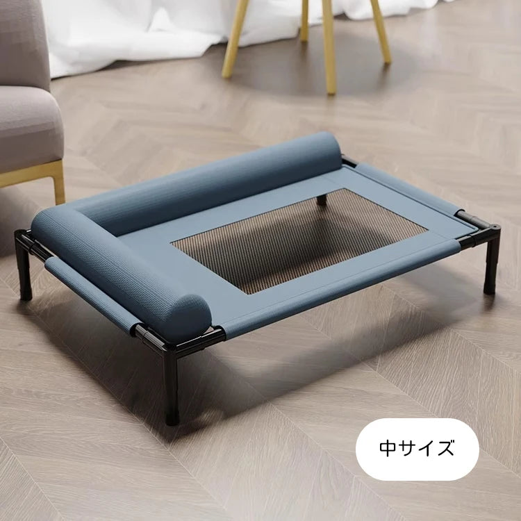 Cama grande para mascotas a prueba de humedad, extraíble y lavable, elevada del suelo
