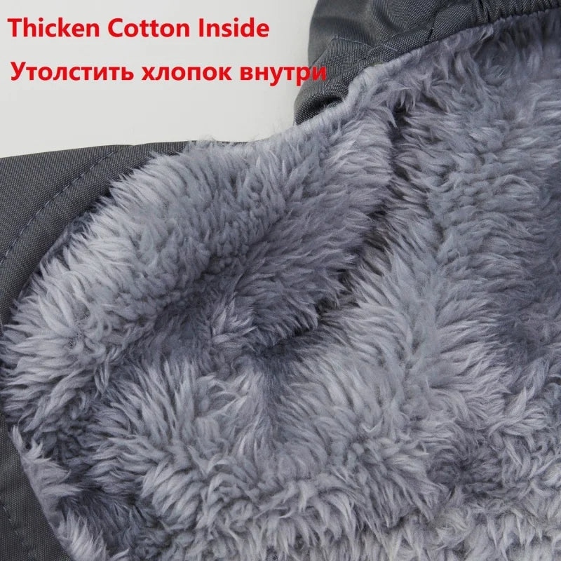 Mono impermeable para mascotas, ropa de invierno de forro polar para perros, abrigo con anilla en D