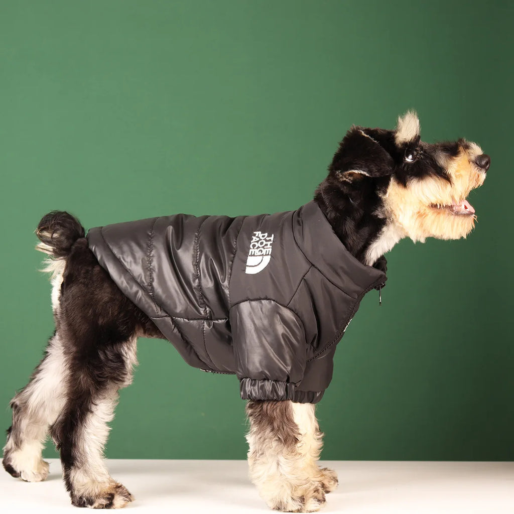 Ropa de invierno para perros grandes: chaqueta cálida y cortavientos para cachorros de bulldog francés, abrigo reflectante para perros pequeños y medianos, y conjuntos para chihuahuas.