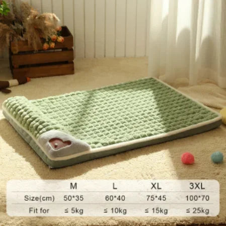 Cama para perros lavable a máquina, cojín ortopédico extraíble para cachorros, almohada de espuma viscoelástica para perros y gatos pequeños, medianos y grandes.