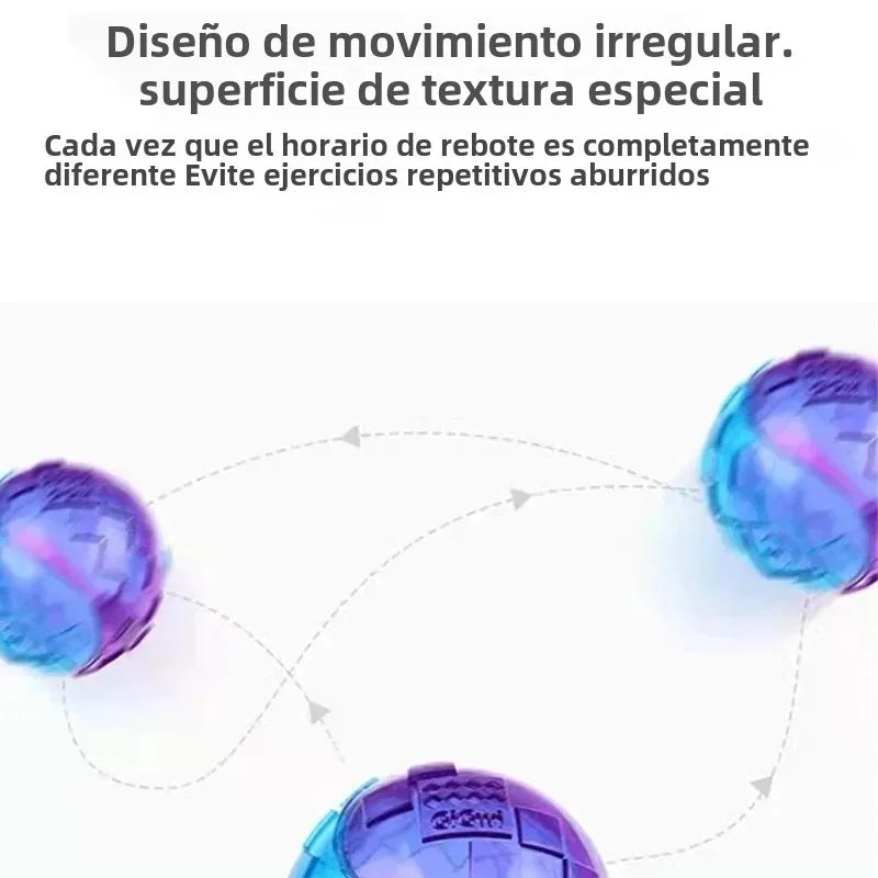 Pelota interactiva para perros Gigwi Pet Toys, serie G-Ball, con sonido, 6,35 cm (2,5"), para perros pequeños y medianos, rebota y viene en colores surtidos.