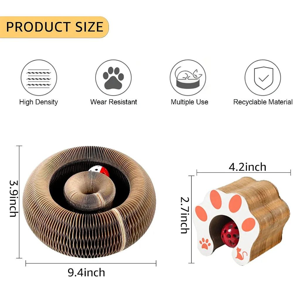 Rascador interactivo para gatos Magic Organ, juguete para gatos, accesorio para gatos