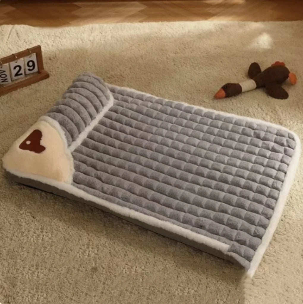 Cama para perros lavable a máquina, cojín ortopédico extraíble para cachorros, almohada de espuma viscoelástica para perros y gatos pequeños, medianos y grandes.