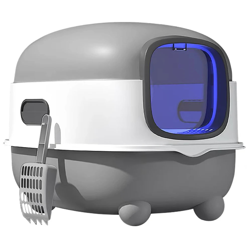 Arenero cerrado para gato, de plastico 40*39*56cm