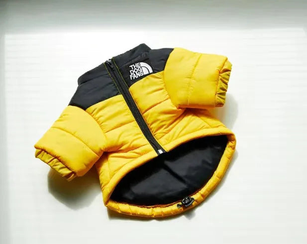 Dog Winter Coat,Warm Dog Coat with Fleece Lining&Zipper, High Collar Waterproof Jacket, Pet Cold Weather Coats for Small Dogs