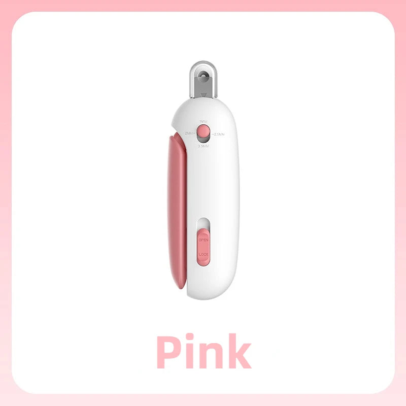 Cortauñas profesional para perros y gatos con orificio ajustable. Herramienta de aseo para el cuidado de cachorros y gatitos.