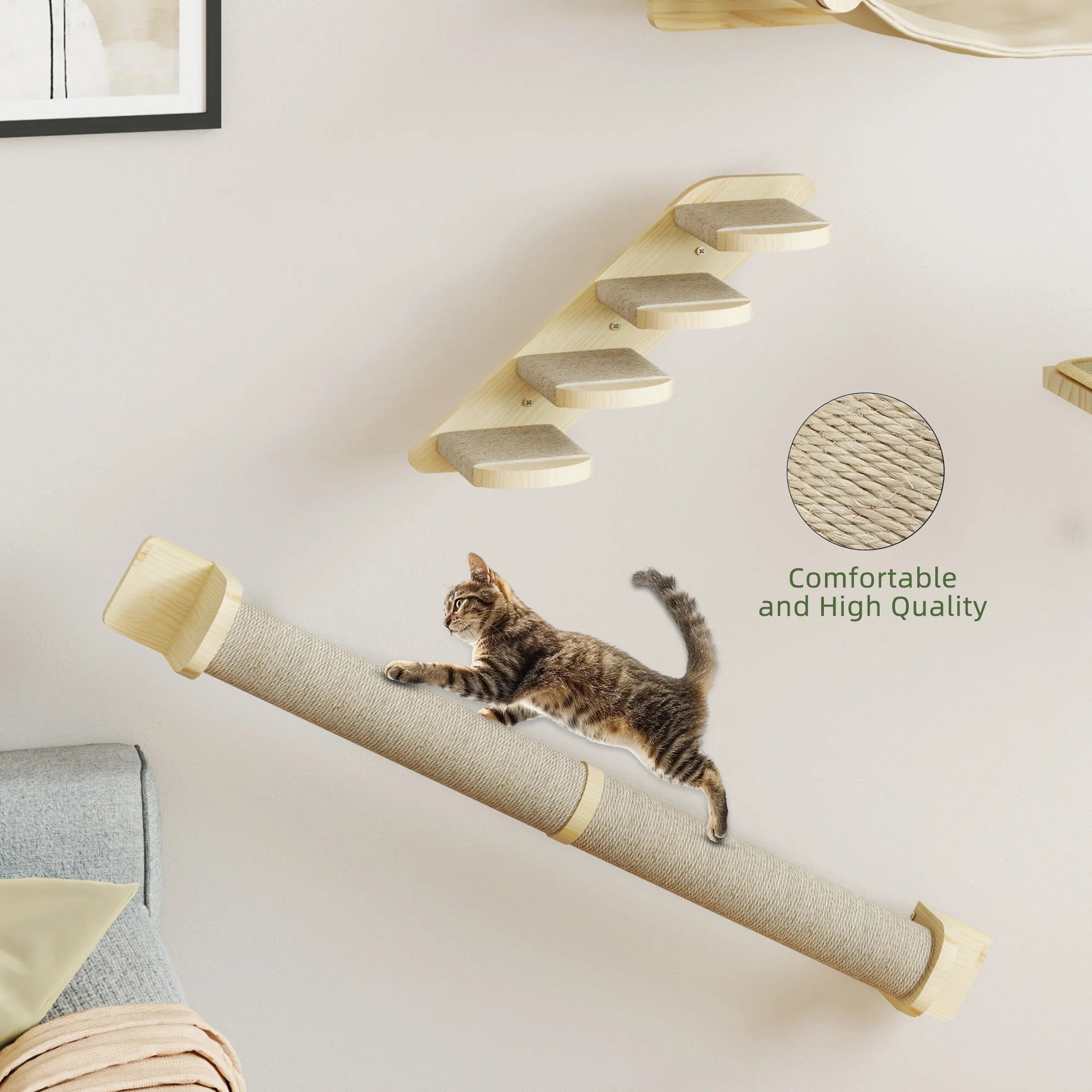 Juego de escalada de pared de 7 piezas