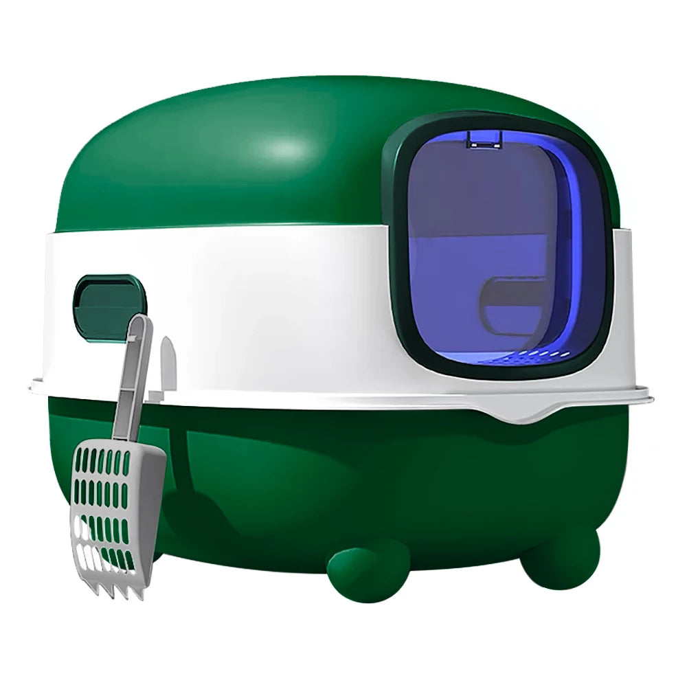 Arenero cerrado para gato, de plastico 40*39*56cm