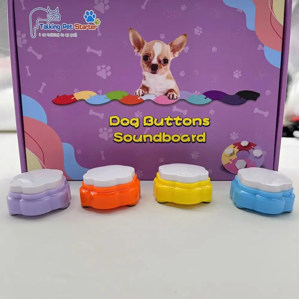 Botón de comunicación para mascotas, botón de entrenamiento para perros, producto Pet Voices, botones de tamaño pequeño con almohadilla adhesiva