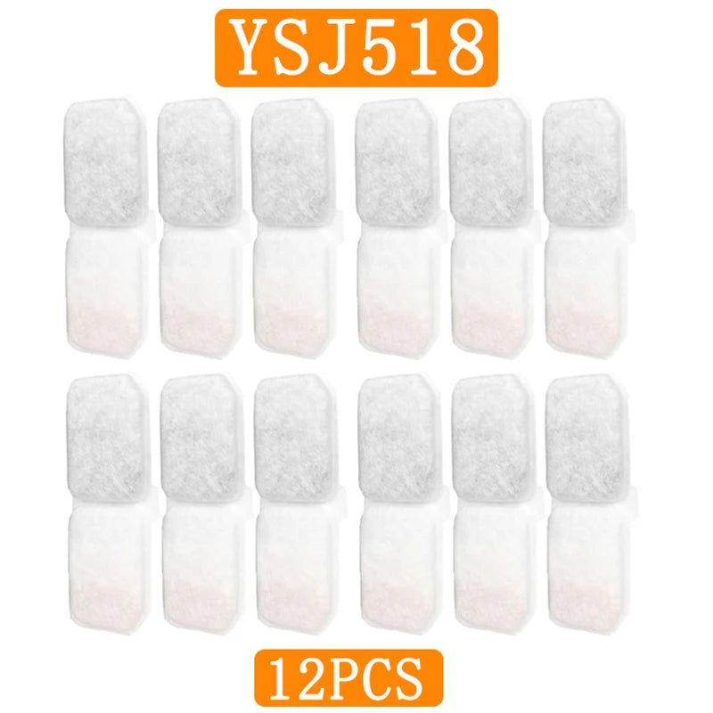 Filtro de repuesto para bebedero de mascotas con carbón activado, apto para dispensadores de agua para perros y gatos. Elemento filtrante y accesorios.