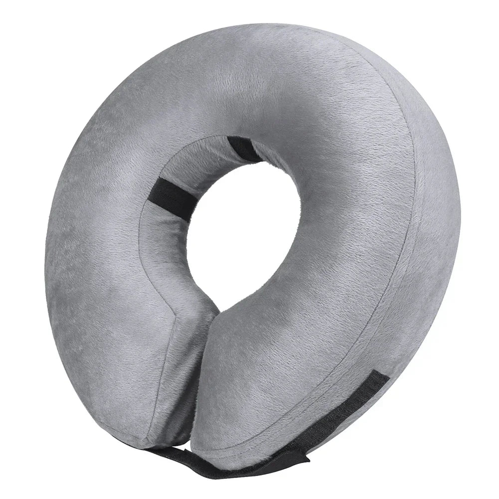Cono postoperatorio para perros, collar protector inflable para recuperación de mascotas, cono suave para perros pequeños, medianos o grandes, y gatos.