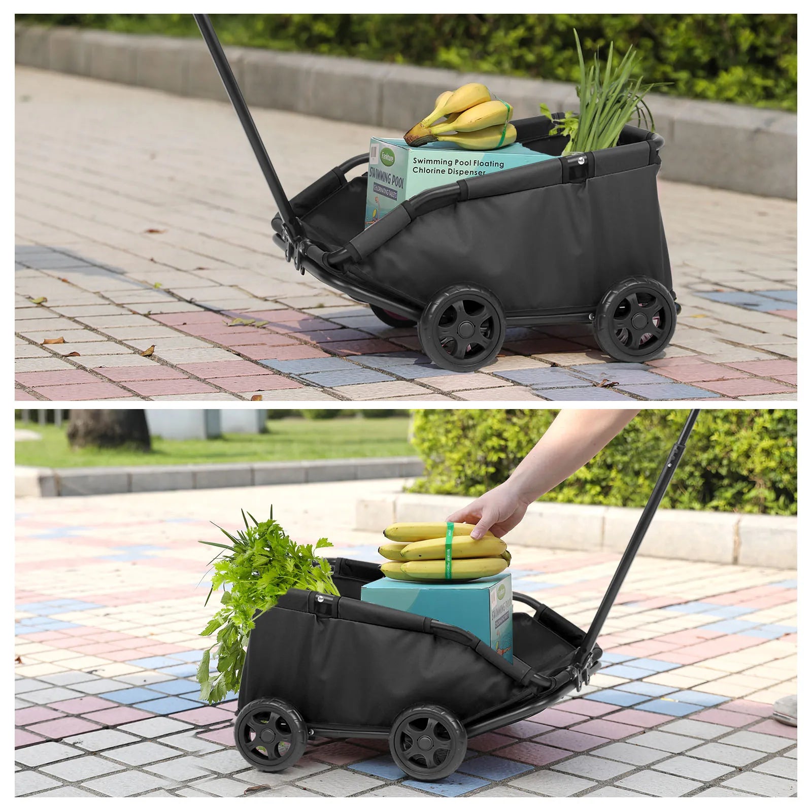 Cochecito plegable de 4 ruedas para mascotas