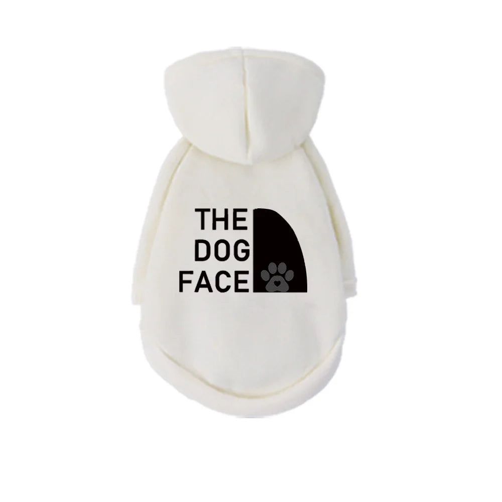 Sudadera con capucha para mascotas (gatos y perros). Diseño exclusivo estampado para pomerania y maltés.