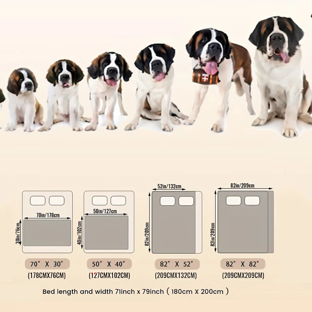 Funda impermeable de doble cara para cama de perro, manta para mascotas, protector de sofá y muebles para perros