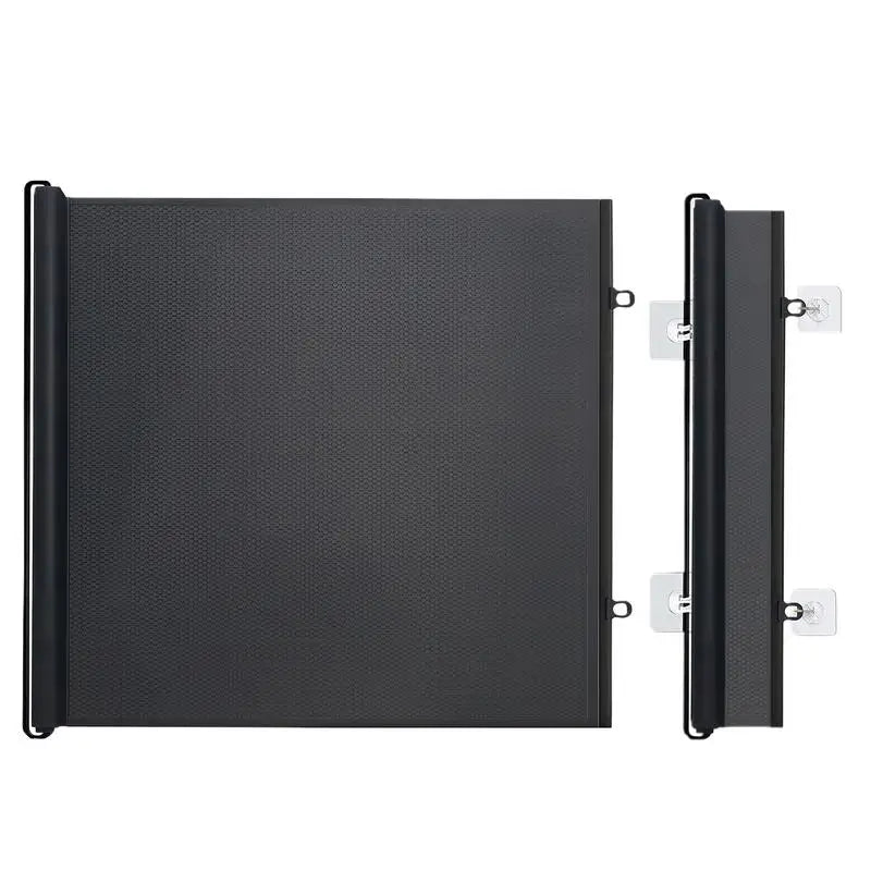 Puerta retráctil de malla para mascotas, sin necesidad de taladrar. Puerta extensible de protección infantil. Barrera protectora de malla para mascotas en balcones y pasillos.