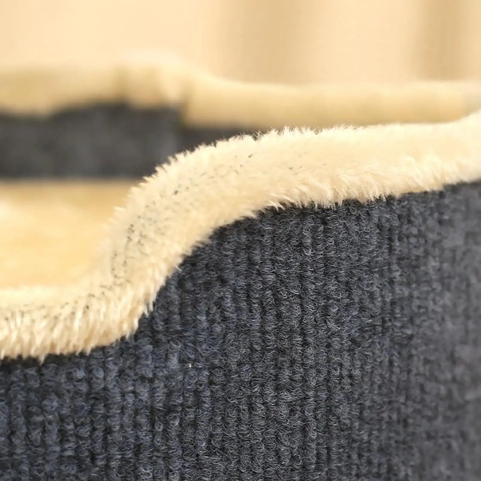 Casa para gatos, con cama superior y cueva de juego