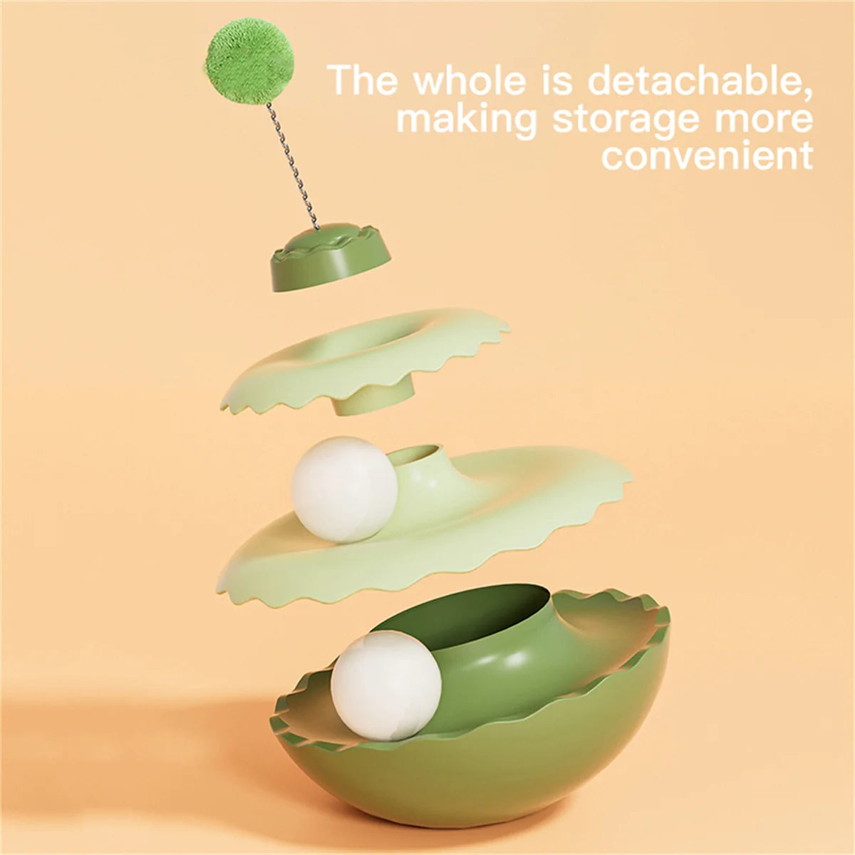 Nuevo juguete giratorio para gatos, ideal para su entretenimiento. Un juguete interactivo que estimula a tu gato y te entretiene. Pelota rompecabezas para gatitos.