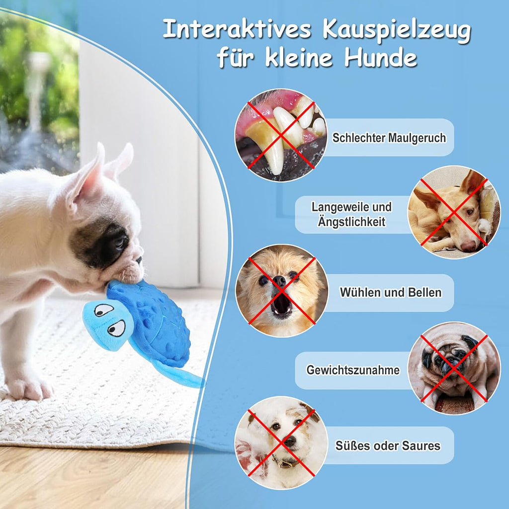 Juguete Tortuga Marina de Peluche con Sonido para Perro