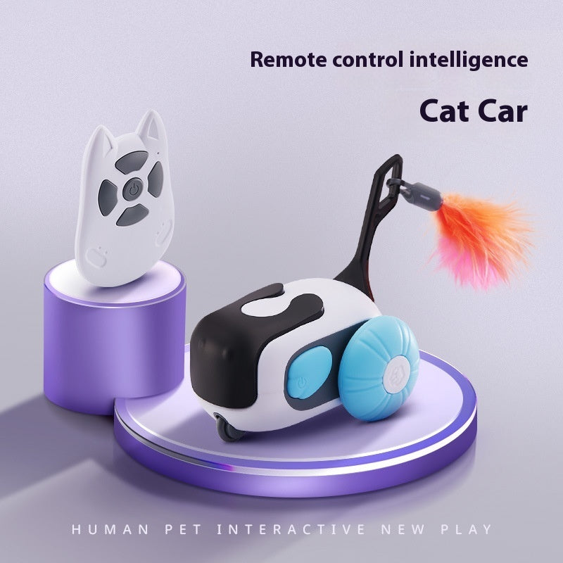 Juguete Coche Eléctrico para Gato con Control Remoto Diversion Asegurada