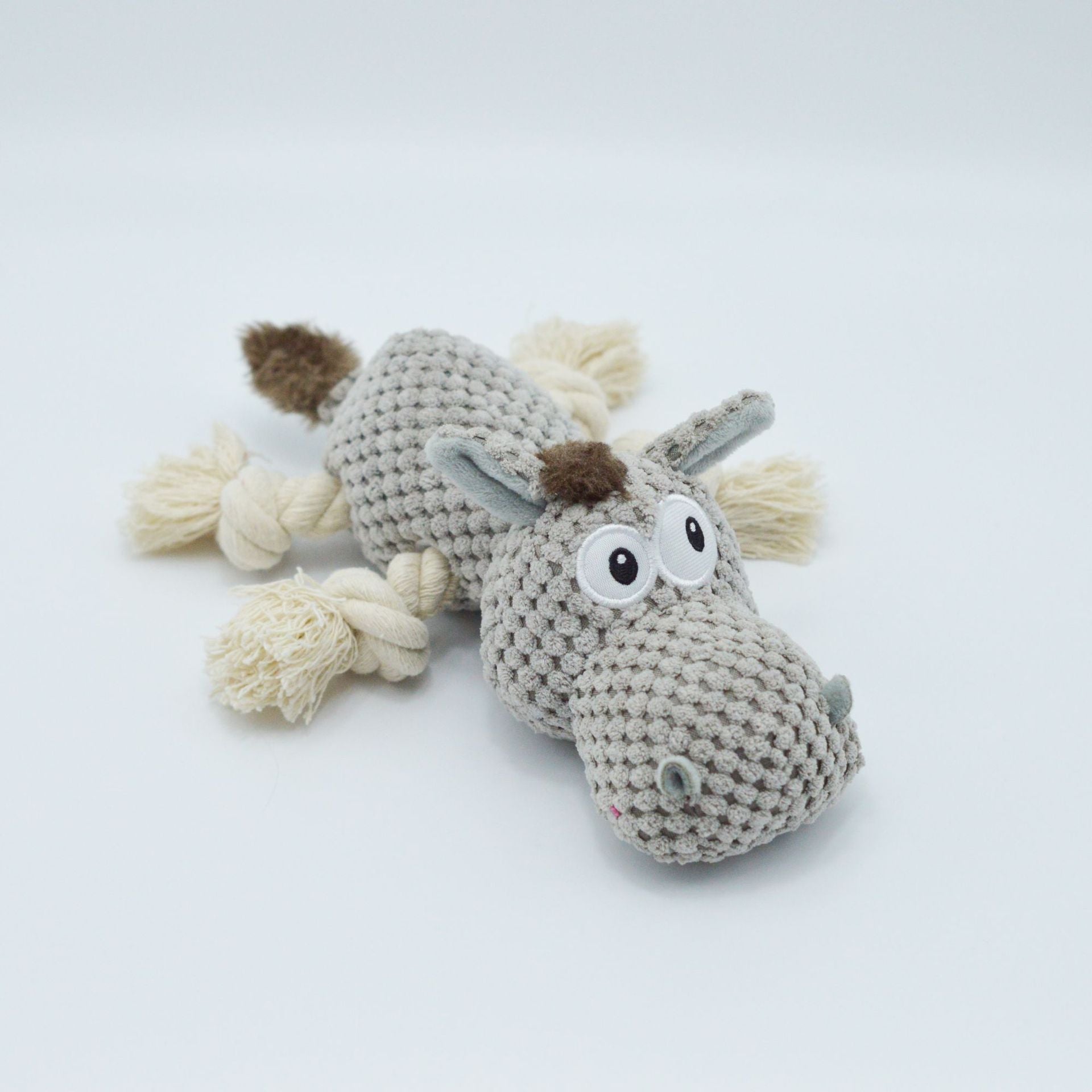 Juguete Peluche para Perro Mascota con Sonido de Rebuzno de Burro