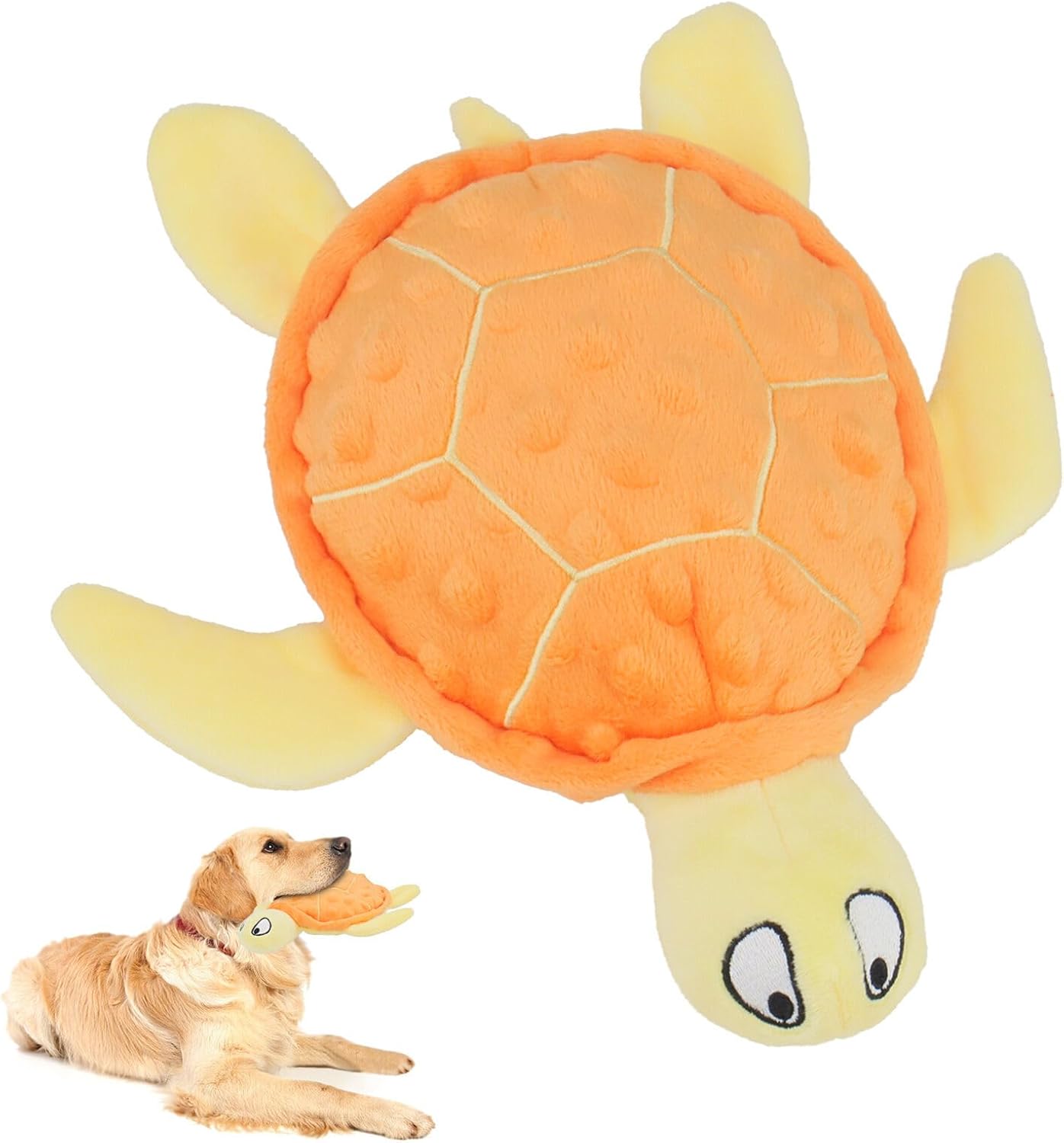 Juguete Tortuga Marina de Peluche con Sonido para Perro