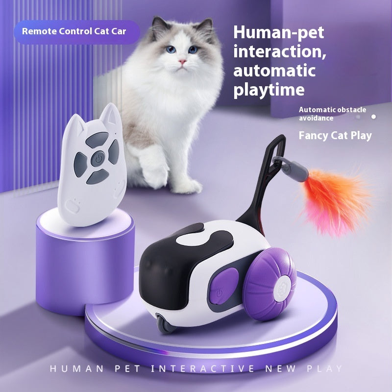 Juguete Coche Eléctrico para Gato con Control Remoto Diversion Asegurada