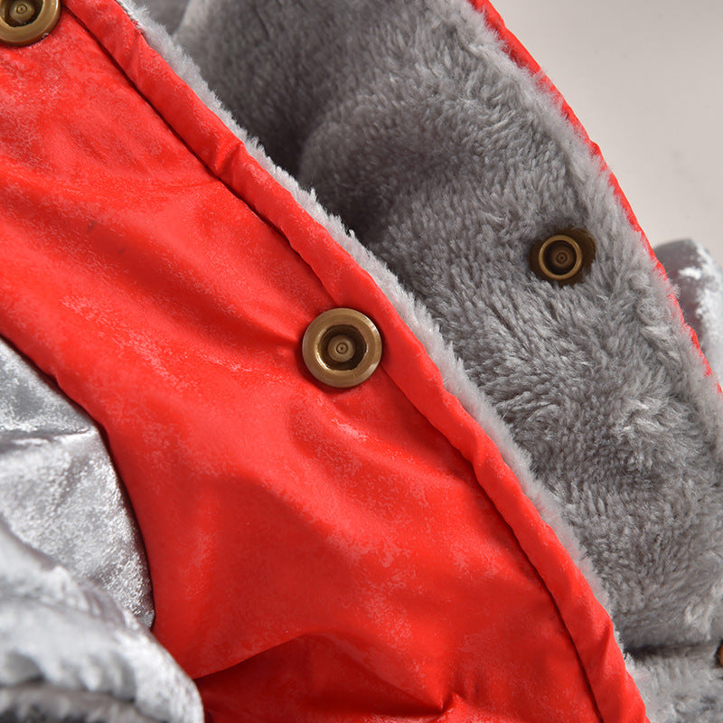 Ropa Chaqueta Calida de Algodon a Prueba de Viento Perro Gato Mascotas