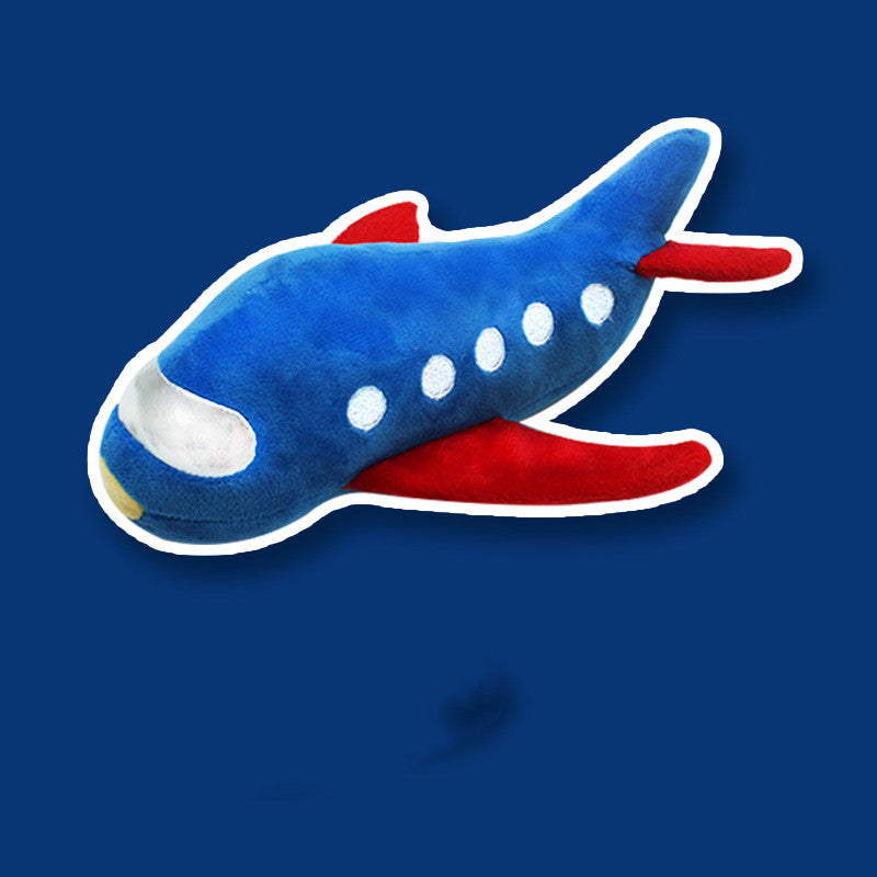 Juguete Peluche Avión  Cohete para Perro Mascota Resistente a Mordeduras