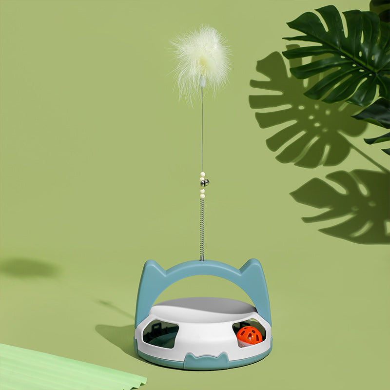 Juguete con Pluma para Gato, Hace Cosquillas al Gato, Suministro para Mascota