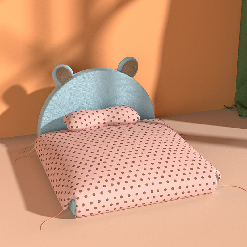 Cama Acolchada de Peluche y Algodon para Gato Perro Mascota