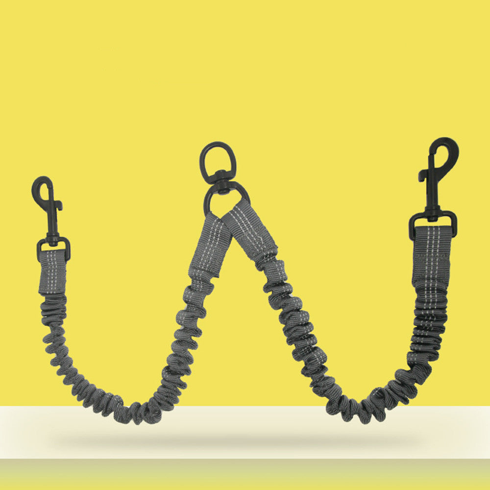 Correa Reflectante Doble para Perro Mascota