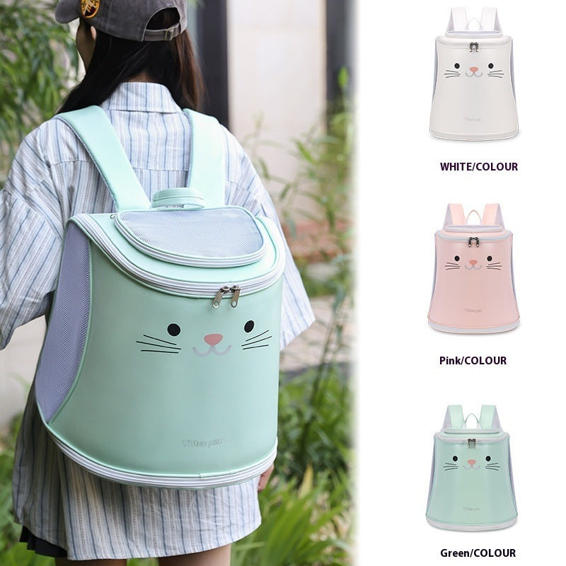 Mochila Bolsa Plegable para Transporte de Mascotas Gato Perro