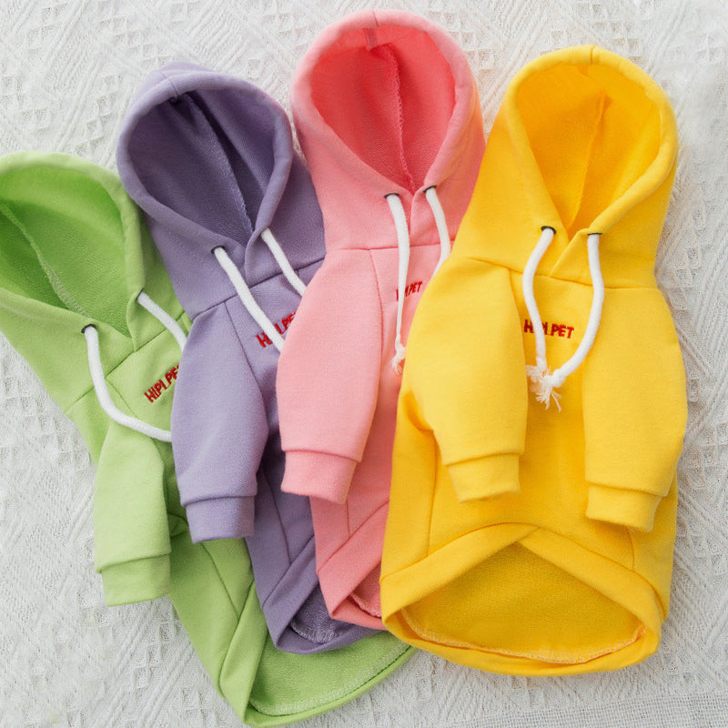 Ropa Sueter con Capucha para Perro Gato Mascotas