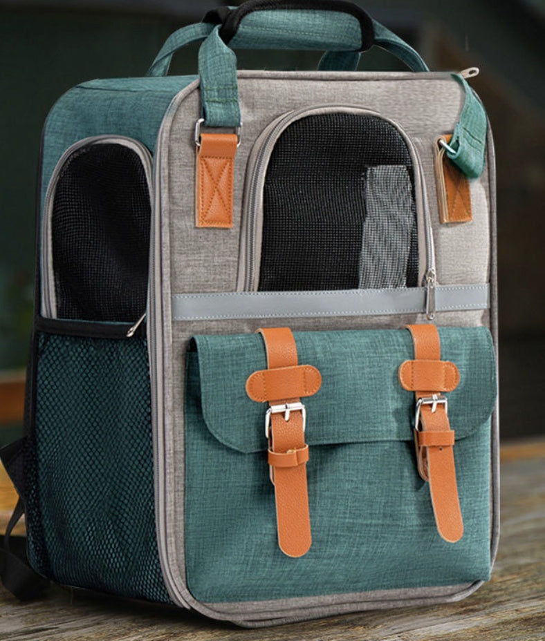 Mochila Transporte para Perro Gato Mascotas